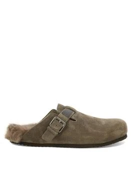 推荐CLOGS WITH SHEARLING LINING AND PRECIOUS STRAP商品