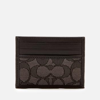 Coach | Coach Men's Signature Jacquard Card Case商品图片,额外7.5折, 额外七五折