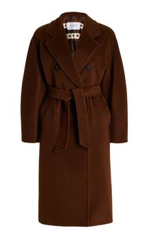 推荐Max Mara - Women's Madame Wool-Cashmere Double-Breasted Coat - Brown - US 2 - Moda Operandi商品