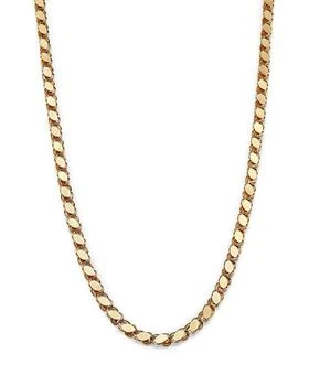 Alberto Amati | 14K Yellow Gold High-Polished Wide Link Collar Necklace, 18",商家Bloomingdale's,价格¥9242