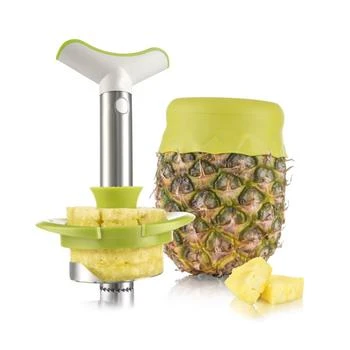 Vacu Vin | Vacu Vin Pineapple Slicer Deluxe Set, Stainless Steel,商家Premium Outlets,价格¥185