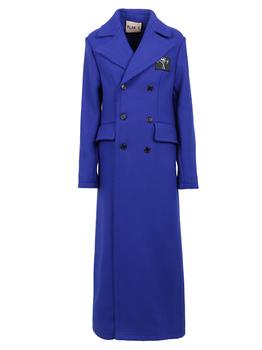 PLAN-C | Plan C Women's  Blue Other Materials Coat商品图片,