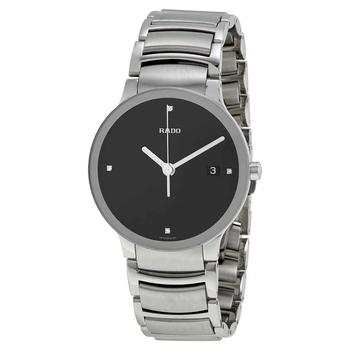 雷达男表, Rado | Centrix Jubile Black Diamond Dial Mens Watch R30927713商品图片 6.7折