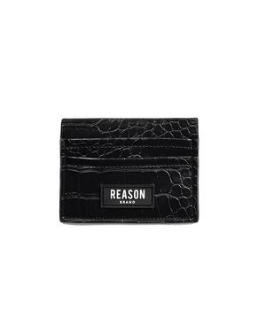 Reason Clothing | Croc Reason Label Shiny Cardholder商品图片,3.5折×额外8折, 额外八折