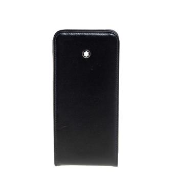 万宝龙钱包怎么选, [二手商品] MontBlanc | Montblanc Black Leather iPhone 5s Cover商品图片 5.2折