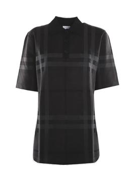 burberry短袖, Burberry | Burberry Check Short Sleeved Polo Shirt商品图片 5.7折