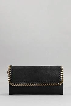 推荐Stella McCartney Wallet In Black Faux Leather - Women商品