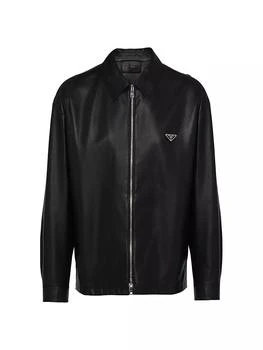 Prada | Nappa Leather Blouson Jacket,商家Saks Fifth Avenue,价格¥38256