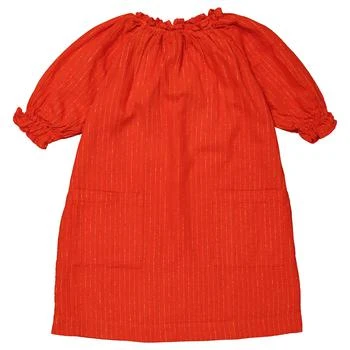 推荐Girls Rouge Tigre Puff Sleeves Dress商品