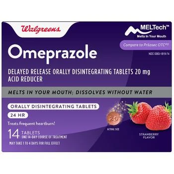 Walgreens | Omeprazole Delayed Release Orally Disintegrating Tablets Strawberry,商家Walgreens,价格¥74