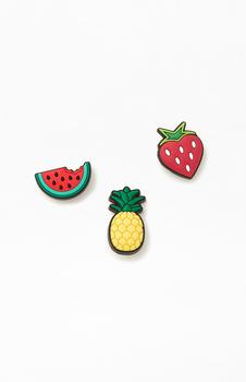 crocs高帮鞋, Crocs | Kids 3 Pack Fruit Jibbitz Shoe Charm商品图片 