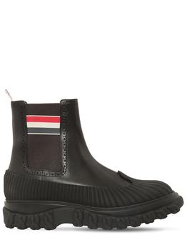 thom browne鞋, Thom Browne | Chelsea Longwing Leather Boots商品图片 4折