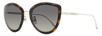 Longines | Longines Women's Butterfly Sunglasses LG0010H 52B Havana/Palladium 56mm 2折