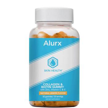 商品Alurx | Alurx Collagen and Biotin Gummy - Lemon,商家Dermstore,价格¥77图片