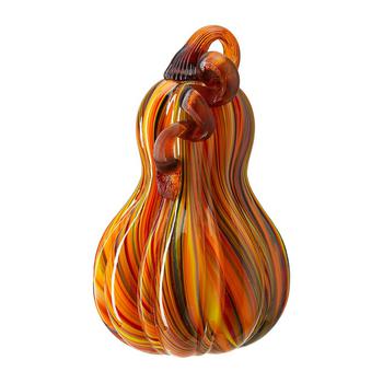 推荐8.46" H Multi Striped Glass Gourd商品