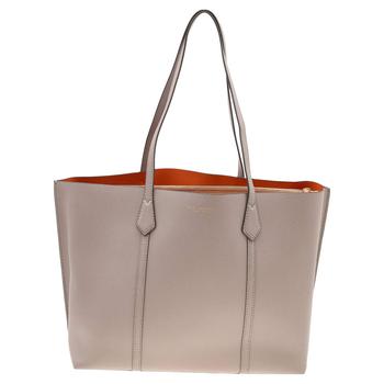 tory burch托特包, [二手商品] Tory Burch | Tory Burch Taupe Leather Perry Shopper Tote商品图片 9折