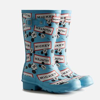 推荐Hunter X Disney Original Kid's Disney Wellington Boots - Borealis Blue商品