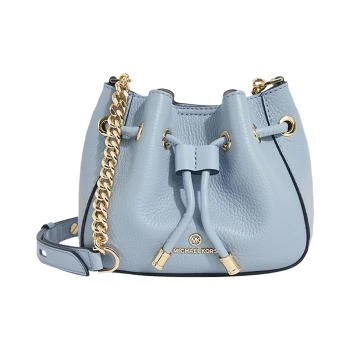 Michael Kors | Michael Kors 女士Phoebe系列浅蓝色皮质小号单肩斜挎包 32H1G8PD0L-PALEBLUE 满$1享9.5折, 包邮包税, 满折