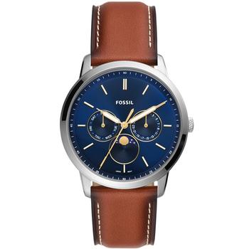 Fossil | Men's Neutra Brown Leather Strap Watch 42mm商品图片,