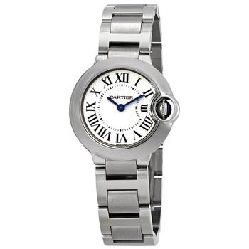 推荐Pre-owned Cartier Ballon Bleu Silver Dial Stainless Steel Ladies Watch W69010Z4商品