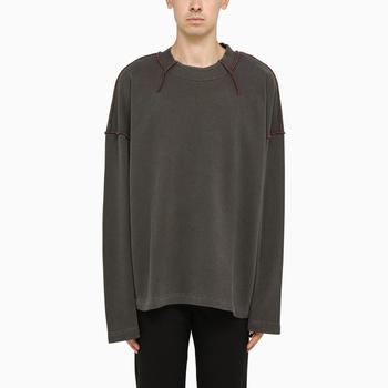 Diesel | Faded black cotton sweatshirt商品图片,7.5折