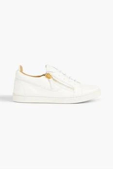 推荐Frankie zip-detailed leather sneakers商品