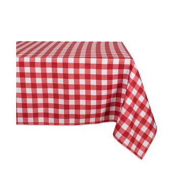 Design Imports | Check Outdoor Tablecloth with Zipper 60" x 84",商家Macy's,价格¥282
