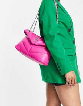 推荐Steve Madden Bbelz quilted bag in pink商品