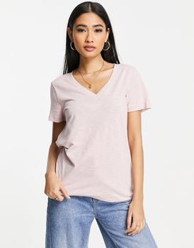 推荐Madewell v neck t-shirt in pink商品