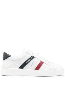 Moncler | Monaco M Sneakers In White, Blue And Red 独家减免邮费