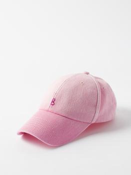 推荐Distressed logo-embroidered cotton baseball cap商品
