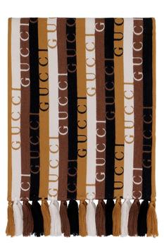 Gucci | Gucci GG Jacquard Stripe Scarf商品图片,9.1折