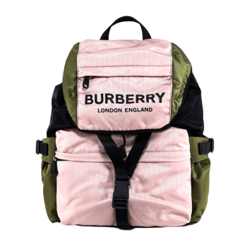 burberry双肩包, Burberry | Burberry 博柏利 女士Ylogo印花三色尼龙背包 8010502商品图片 独家减免邮费