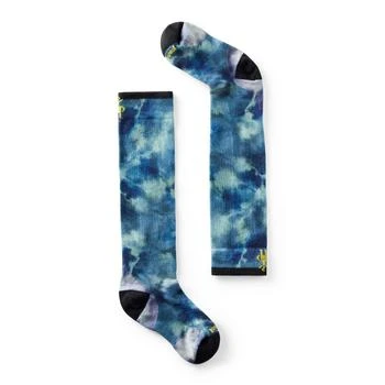 SmartWool | Ski Zero Cushion Tie-Dye Print Over-the-Calf Socks (Little Kids/Big Kids),商家Zappos,价格¥202