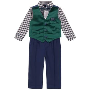 Nautica | Baby Boys Velvet Vest, Shirt, Bow-Tie, Pocket Square and Pants Set 6折×额外7折, 额外七折