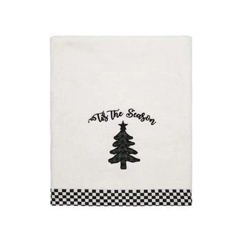 Avanti | Tis the Season Holiday Plaid Cotton Bath Towel, 27" x 50",商家Macy's,价格¥155