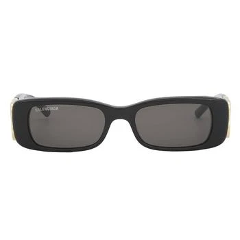 Balenciaga | Grey Rectangular Ladies Sunglasses BB0096S 001 51 4.6折, 满$200减$10, 独家减免邮费, 满减