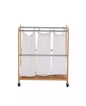 TRINITY | 3 Bag Bamboo Laundry Cart,商家Macy's,价格¥778