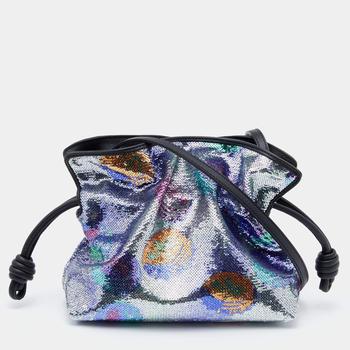 推荐Loewe Multicolor Sequins And Leather Paula's Ibiza Flamenco Clutch商品