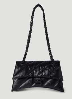 Balenciaga | Crush Chain Small Shoulder Bag in Black商品图片,
