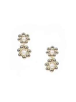 商品ROSANTICA | Petalo Goldtone & Faux Crystal Drop Earrings,商家Saks Fifth Avenue,价格¥1647图片