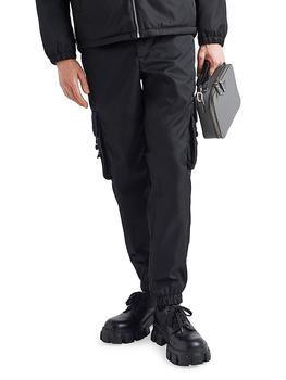 【関税&送料込】Prada Sand Re-Nylon Pant Prada Cotton Fleece Pants With Re-Nylon Details | Saks Fifth