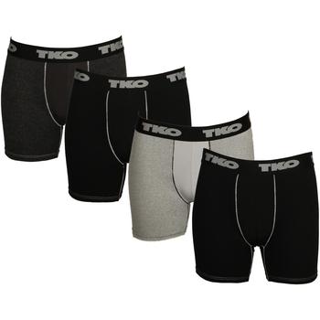 推荐TKO Hart Men's 4 Pack Mesh Inset Logo Trim Boxer Brief Underwear商品