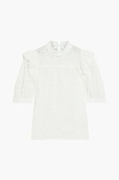 IRIS & INK, IRIS & INK | Therese broderie anglaise cotton top商品图片 4.4折