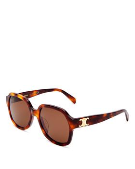 celine墨镜, Celine | Women's Triomphe Round Sunglasses, 58mm商品图片 额外9折, 额外九折