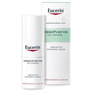 Eucerin | Eucerin DermoPURIFYER Adjunctive Soothing Cream 50ml商品图片,额外7.8折, 额外七八折