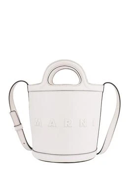推荐Marni Logo Embossed Tropicalia Small Bucket Bag商品