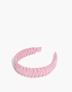 Madewell | Macramé Linen Headband商品图片,4.1折起, 满$100享7.5折, 满折