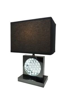 Streamdale Furniture | Streamdale 22"H Black Pewter Square Crystal Centerpiece With Night Light,商家Premium Outlets,价格¥1012