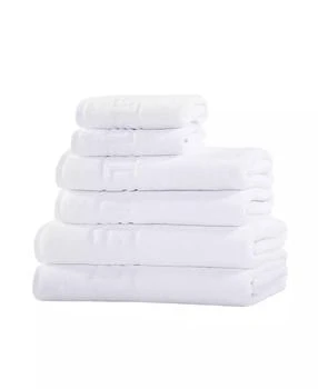 OZAN PREMIUM HOME | Milos Greek Key 100% Turkish Cotton 6-Pc. Bath Towel Sets,商家Macy's,价格¥774